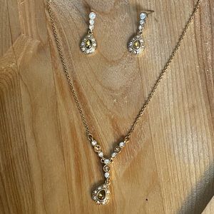 NWOT ~ Smokey Quartz Necklace and Earrings